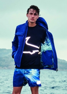 PAUL&SHARK BLOUSON ¨SAVE DE SEA¨RÉALISÉ DE BOUTEILLES RECYCLÉES