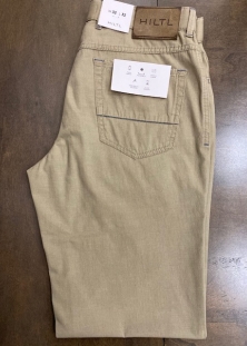 HILTL PANTALON COTON STRETCH ULTRA LIGHT STRETCH, KHAKI, 285$