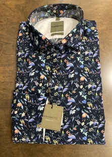 BENVENUTO CHEMISE IMPRIMÉS FLEURS MARINE, 188$