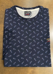 PAUL&SHARK T-SHIRT MARINE MOTIF REQUIN, 215$